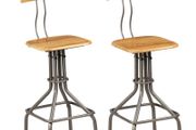 Bar Chairs 2 pcs Solid Reclaimed Teak Wood