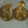 Vintage Gold Tone Clip on Pearl Earrings Image 4