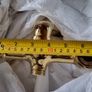 NEW Vintage Gold Colour Brass Bathroom Bath Tub Mixer Tap with Hand Shower Image 5