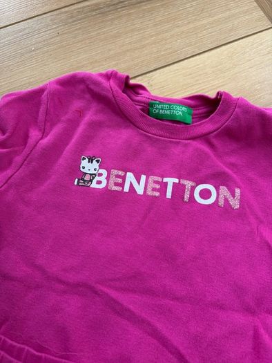 Benetton 18-24 toddler girls top and leggings set