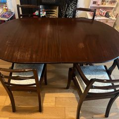 oval extending dining table