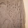 Crocheted cobweb style long jumper Image 2