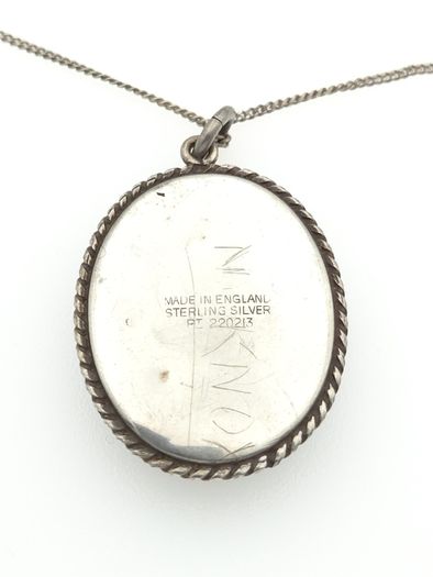 Vintage 925 Sterling Silver Real Butterfly Necklace