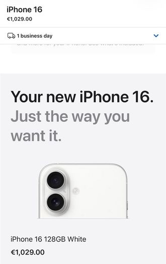 Iphone 16 White