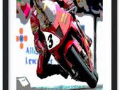 Joey Dunlop 2000 Isle Of Man TT Honda VTR SP1 Framed Print