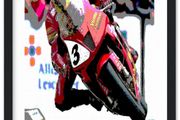 Joey Dunlop 2000 Isle Of Man TT Honda VTR SP1 Framed Print