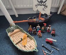 palymobil pirate ships and figures