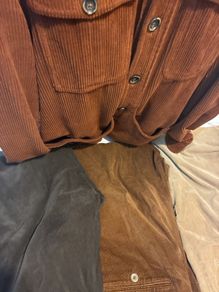 Italian corduroy chore blazer & 3 hilti cord pants
