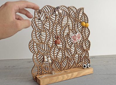Wooden Jewellery Oganiser