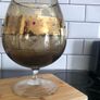 50% off ad dry!!! Large chalice vase lovely diamond detail Image 9