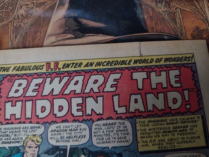 Fantastic Four ! Issue #47 ! by Stan Lee and Jack Kirby !! 1st App of Maximus the Mad ! 1st App of the Great Refuge Aka Attilan ! Silver Age Comic from 1966 ! by Marvel !