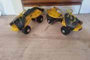 Vintage 1960s Lace Up Junior Roller Skates