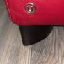 Natuzzi Red Leather Sofa Image 4