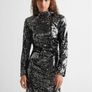 Long sleeve Sequin dress BNWT Image 4