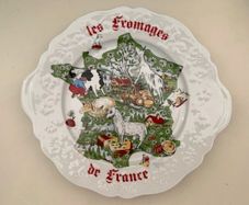 Vintage French Cheese Platter