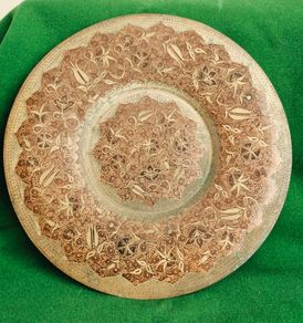 Vintage Brass  Moroccan Wall Pate