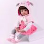 Reborn Doll 24 Inches/60 cm Realistic Soft Silicone Vinyl Lifelike Cute Newborn Reborn Baby Dolls Boy Girl Toys (FREE POSTAGE) Image 7