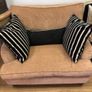 One-Seater Sofa + Footstool Image 4