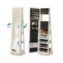 Jewellery cabinet rotatable vintage brown , White or  Ash brow Image 8