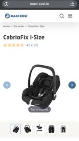 Maxi Cosi Cabriofix car seat + base