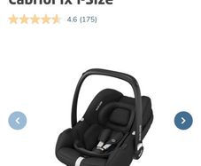 Maxi Cosi Cabriofix car seat + base