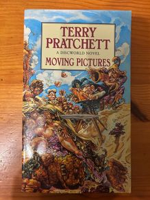 Fantasy book:'Moving Pictures' by Terry Pratchett