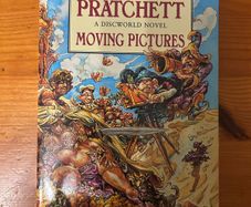Fantasy book:'Moving Pictures' by Terry Pratchett