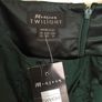 100% Silk dress. Dark Green Image 3