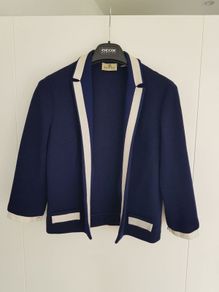 Milano Knit Wool Blazer, Size M-L