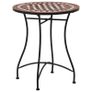 3 Piece Mosaic Bistro Set Ceramic Tile Terracotta Image 2