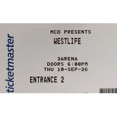 2 Westlife tickets