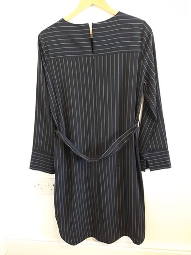 Principles Ben de Lisi dress, nayy, pinstripe, sz -14, new with tag