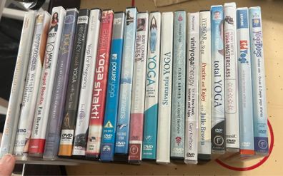 19 yoga and Pilates DVDs