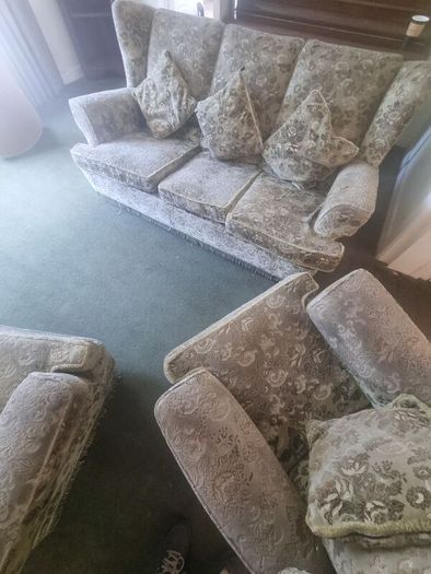 Vintage Suit Sofa and two chairs