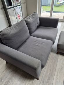 Sofa,Sofa, Armchair & Footstool Set