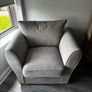Modern Corner Sofa & Matching Armchair Image 2