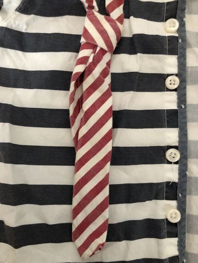 Mamas & Papas striped shirt and tie 2-3 years