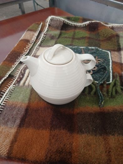 Copenhagen Broste Design Teapot with Large Cup.