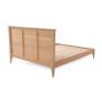 4ft 6" Chevron wood bed frame Image 3