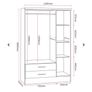 Brand new three door wardrobe Image 7