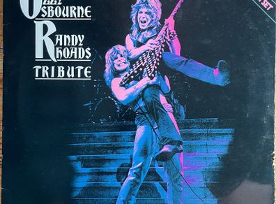Ozzy Osbourne Rare original 1987 release of Randy Roads tribute double vinyl record with original inner picture sleeves. Vinyl is nm and sleeve is vg