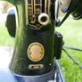 Vintage Singer  Electric Sewing Machine 1950s -Classic Black Enamel (still works) Image 4