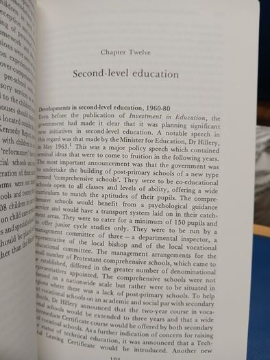 Irish Education - John Coolahan