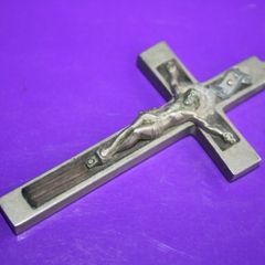 Antique Catholic Crucifix 3,2"
