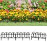 Lawn Edgings 17 pcs Black 10 m PP Image 2