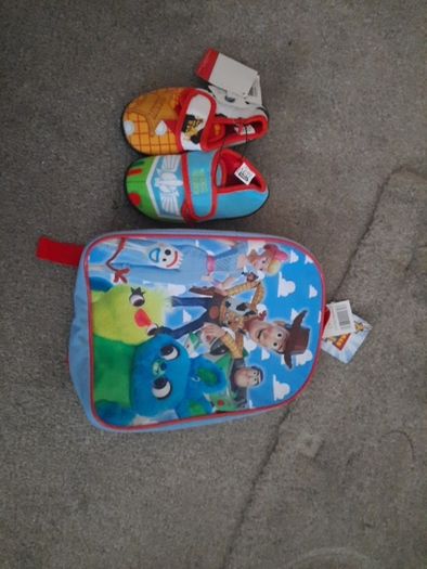 toy story bag and slippers