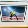 Usain Bolt Signed Puma Running Spike Shoe In 3D Frame Image 6