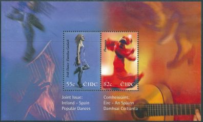 2008 Ireland Irish Dance (Irish design) Commemorative Stamps Miniature Sheet Mint Never Hinged (MNH)
