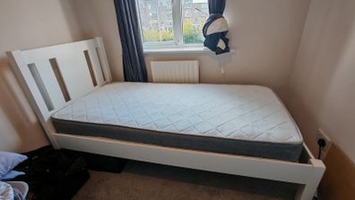 Single Bed Frame & Mattress