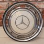 hubcaps wheel covers trims mercedes vintage chrome 14" Image 6